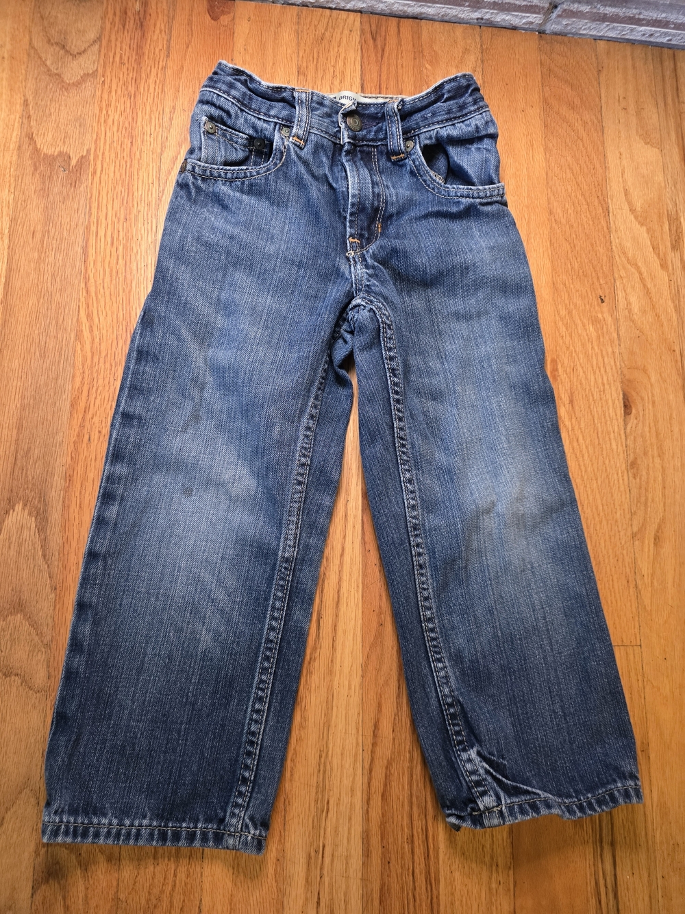 Gap Kids Original Fit Jeans Toddler Boys Size 5 Regular Blue Denim Straight Leg